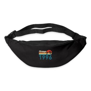Vintage 1996 Vintage Anniversaire Rétro Vintage - Sac banane - noir - Devant