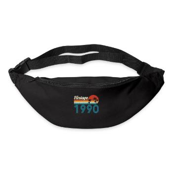 Vintage 1990 Vintage Anniversaire Rétro Vintage - Sac banane - noir - Devant