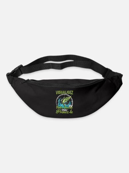 Visualisez votre succès puis prenez le - Poisson - Sac banane - noir