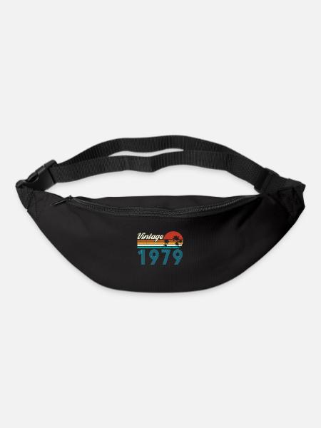 Vintage 1979 Vintage Anniversaire Rétro Vintage - Sac banane - noir
