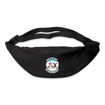 Official sleepshirt christmas - Gürteltasche - Schwarz - Vorne