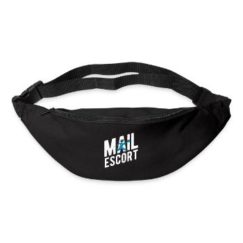 Briefträger Und Paket-Zusteller Für Postboten - Gürteltasche - Schwarz - Vorne