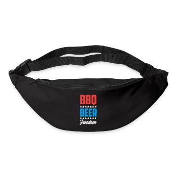 Amérique États-Unis Américain Américain - Sac banane - noir - Devant