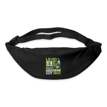 Level 11 freigeschaltet legendär seit 2012 - Gürteltasche - Schwarz - Vorne