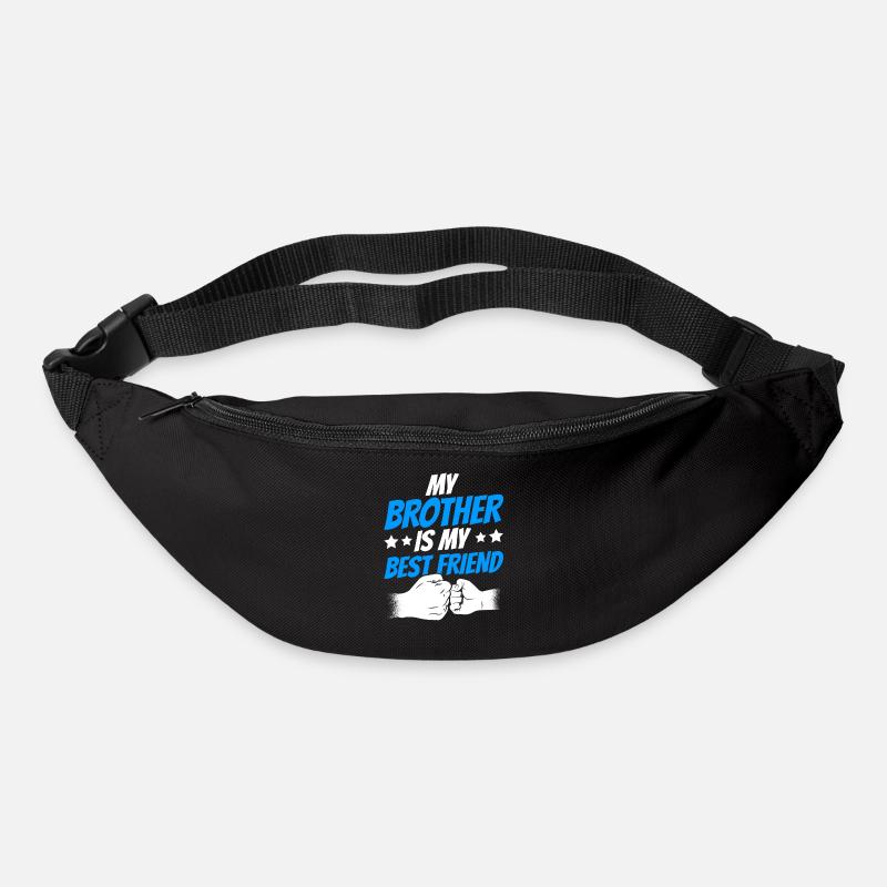 Mein Bruder Ist Mein Bester Freund Brüder Team - Gürteltasche - Schwarz