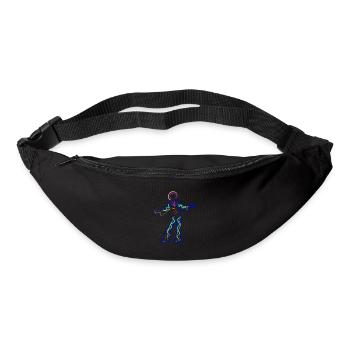 | de vêtements Funk Costume vintage des années 70 pour la musique soul - Sac banane - noir - Devant