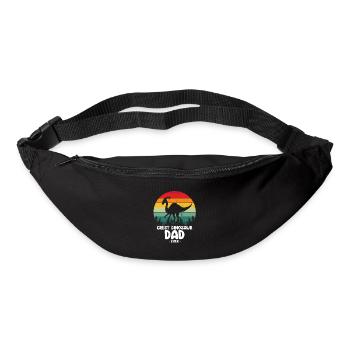 Dinosaur Motif for Paleontologists - Bum bag - black - Front