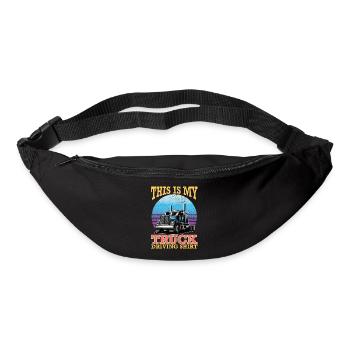Camionneur Diesel Big Rig Semi-Remorque Camion Chauffeur - Sac banane - noir - Devant