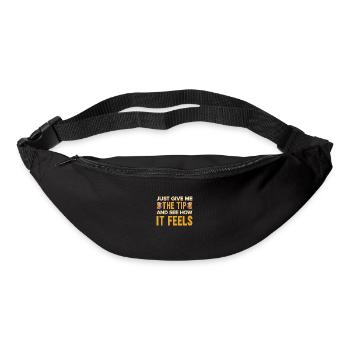 Barman Cadeau Mixologue Dire Bar - Sac banane - noir - Devant