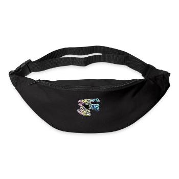 Génial depuis 1993. Kayakiste, kayakiste. Graffiti - Sac banane - noir - Devant