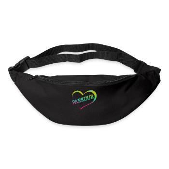 Parkour Free Running Traceur Fille - Sac banane - noir - Devant