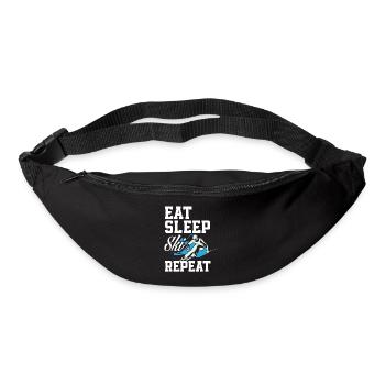 Ski - Gürteltasche - Schwarz - Vorne