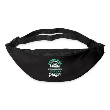 Darts Dartboard Darts Game Darts Player Wife - Bum bag - black - Front