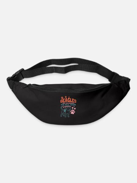 lustiger Beagle Spruch für Hundeliebhaber - Gürteltasche - Schwarz