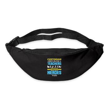 School Janitor Heroes Teacher - Bum bag - black - Front