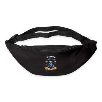 Parasaurolophus Buben Design Geburtstagsparty - Gürteltasche - Schwarz - Vorne