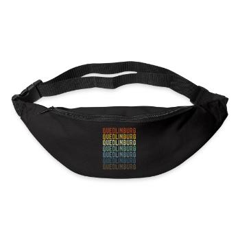 Quedlinburg City Retro Vintage - Bum bag - black - Front