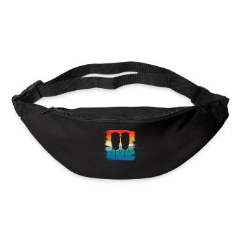 Retro Vintage Classic Congas Player Instrument - Sac banane - noir - Devant