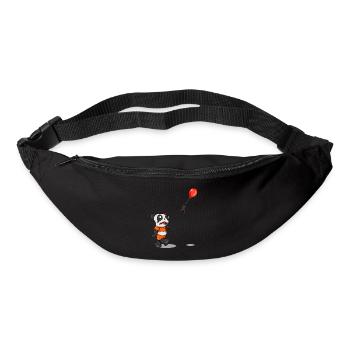 Zombie Panda Horror Panda Halloween Party Shirt - Bum bag - black - Front