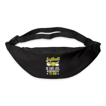 Softball Trainer Ballspiel - Gürteltasche - Schwarz - Vorne