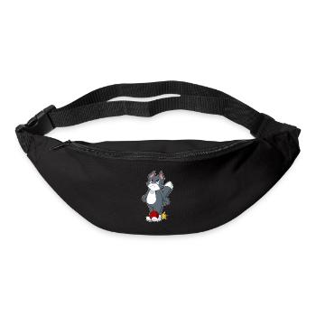 Cat Bowling Bowling Ball - Bum bag - black - Front