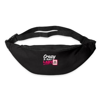 Crazy X-Ray Lady Radiology X-Rays Radiologist Rad - Bum bag - black - Front