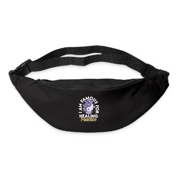 Qigong Kampfkunst Atmung Qi Gong - Gürteltasche - Schwarz - Vorne