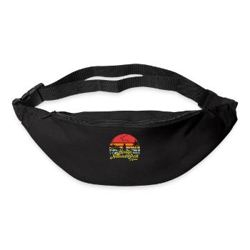 Vintage Acadia Nationalpark Maine Surfen Spaß - Gürteltasche - Schwarz - Vorne