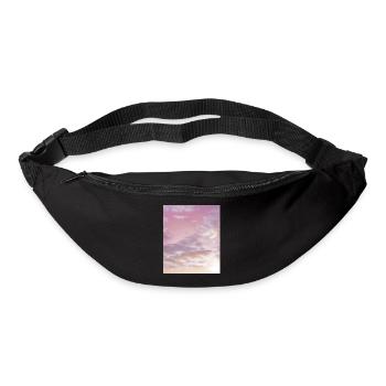 Vintage Pink Cloud Aesthetic Dreamcore Angelcore - Bum bag - black - Front