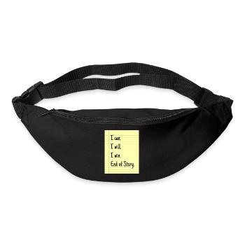 Coquette esthétique downtown girl - Sac banane - noir - Devant