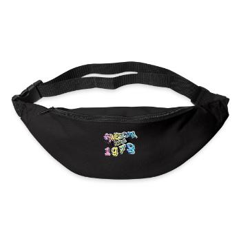 Génial depuis 1978 Graffiti Motif - Sac banane - noir - Devant