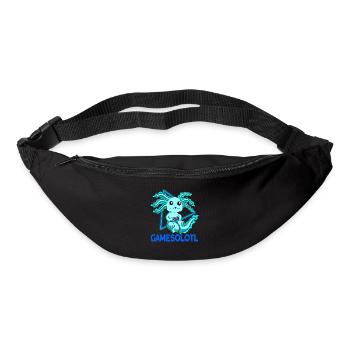 Gamesolotl Video Gamer Kawaii Anime Axolotl - Gürteltasche - Schwarz - Vorne