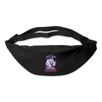 Delfin - Gürteltasche - Schwarz - Vorne