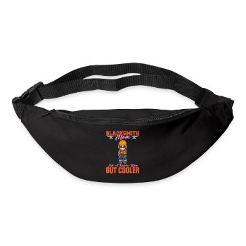 Blacksmith Mom Like A Regualr Mom But Cooler - Bum bag - black - Front