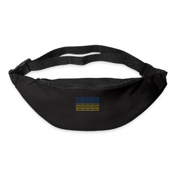 Ukraine flag - Bum bag - black - Front