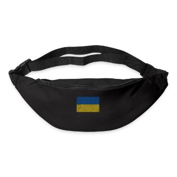 Ukraine flag - Bum bag - black - Front