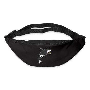 Schwertwal Handballspieler Handball - Gürteltasche - Schwarz - Vorne