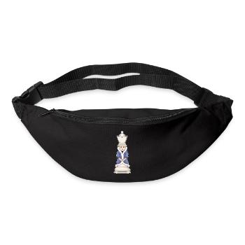 Chess piece Queen Chess - Bum bag - black - Front