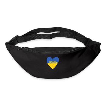 Stand with Ukraine Peace No War - Gürteltasche - Schwarz - Vorne