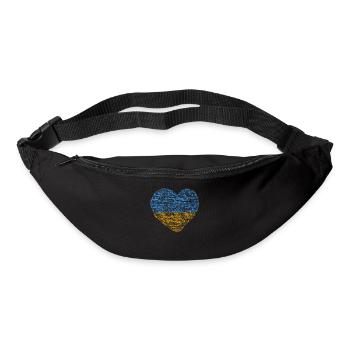 Stand with Ukraine Peace No War - Gürteltasche - Schwarz - Vorne