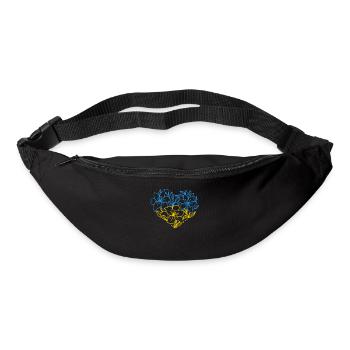Stand with Ukraine Peace No War - Gürteltasche - Schwarz - Vorne