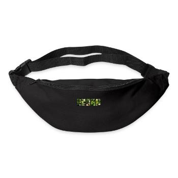 Végétalien - Sac banane - noir - Devant