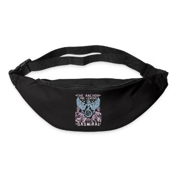 Daddy-Father Father's Day, the legend, saying Dad-Daddy - Bum bag - black - Front
