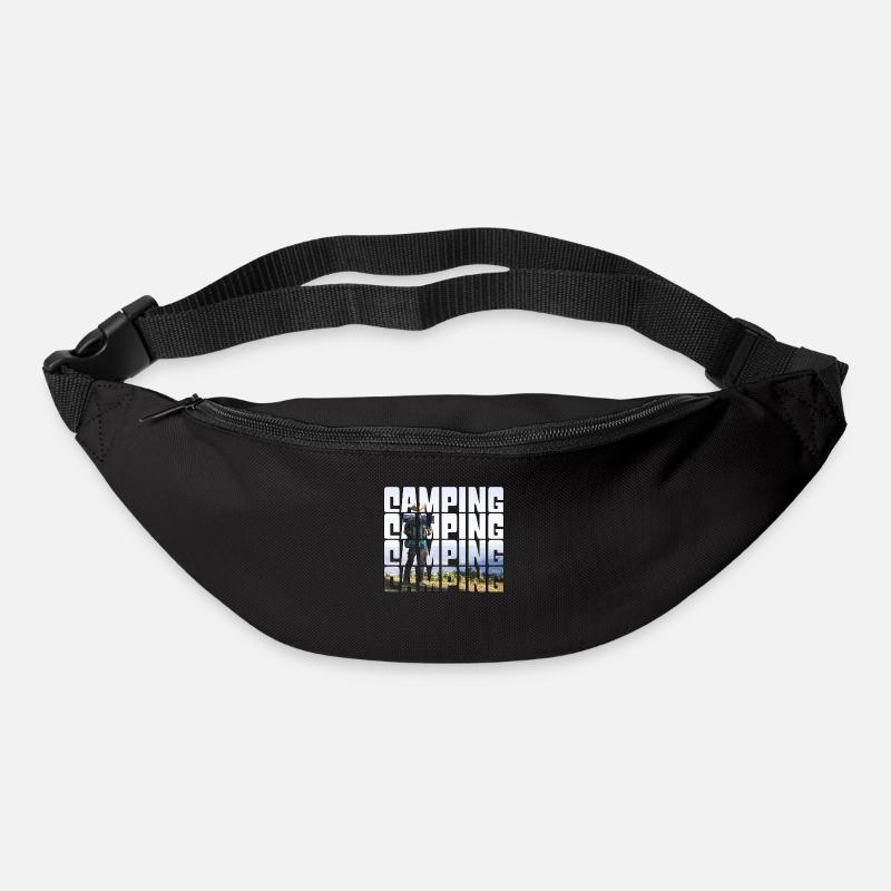 camping - Gürteltasche - Schwarz