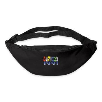 Vintage 1991 Retro Bitrthday Limited Edition - Gürteltasche - Schwarz - Vorne