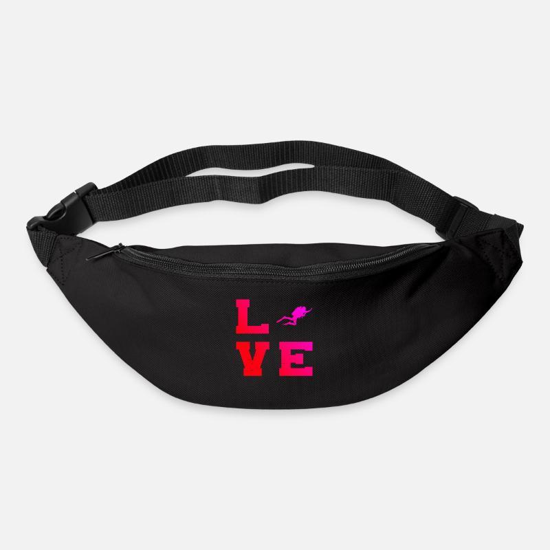Scuba Tauchen Diving Scuba Taucher Scuba Diver - Bum bag - black