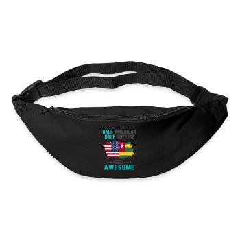 Half American Half Tongolese - Bum bag - black - Front