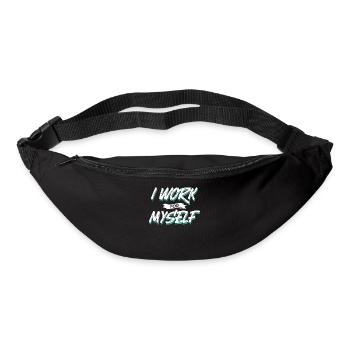 I work for myself entrepreneur founder - Bum bag - black - Front