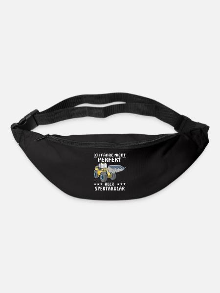 RADLADER ICH FAHRE NICHT PERFEKT ABER SPEKTAKU - Gürteltasche - Schwarz