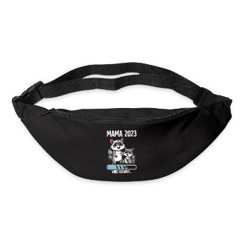 Werdende Mama 2023 - Gürteltasche - Schwarz - Vorne